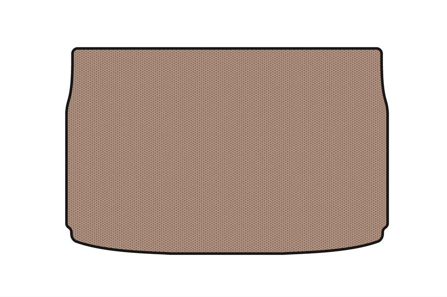 Kia Sedona 2014-2020 Rubber trunk mat Carsuit (8-seater, beige) Image