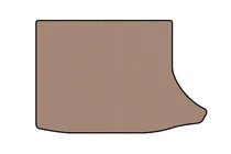 Lexus CT200H 2011-2022 Rubber trunk mat Carsuit (HB, Hybrid, beige) photo 1