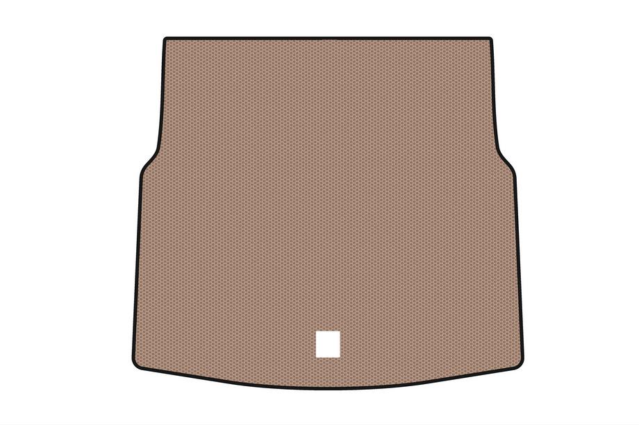 Mercedes C-class W205 2014-2021 Rubber trunk mat Carsuit (SD, beige) Image