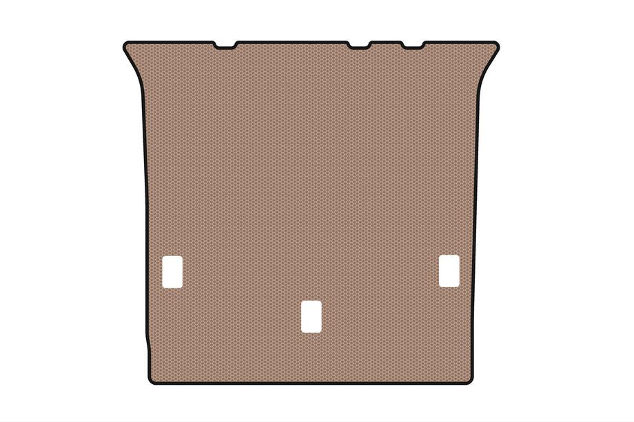Mercedes G class W463 1990-2018 Rubber trunk mat Carsuit (2012-2015, 5-door, beige) Image