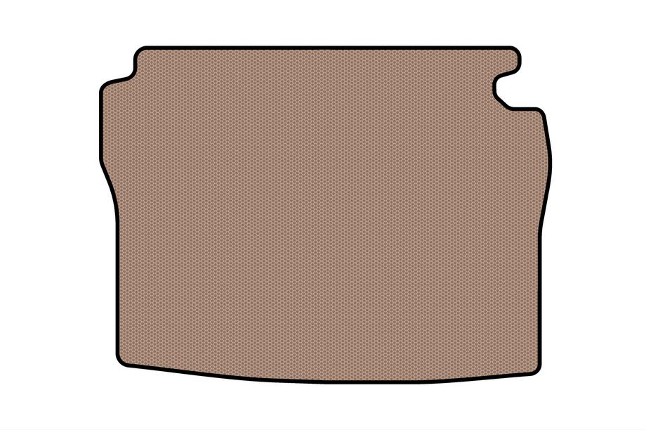 Mercedes S-class W126 1979-1991 Rubber trunk mat Carsuit (SD, short wheelbase, beige) Image