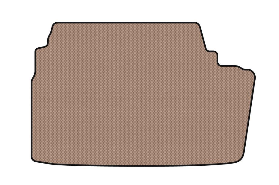 Mercedes S-class W140 1991-1998 Rubber trunk mat Carsuit (SD, Long wheelbase, beige) Photo 1