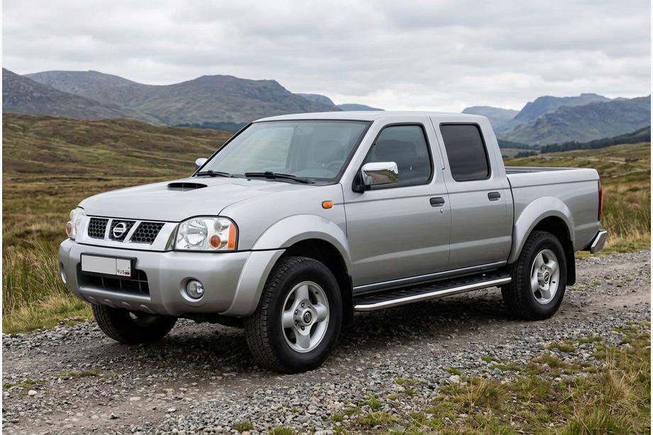 Nissan NP300 1999-2015 Side Steps Maydos V1 (2 pcs, Aluminum & Stainless Steel) Image