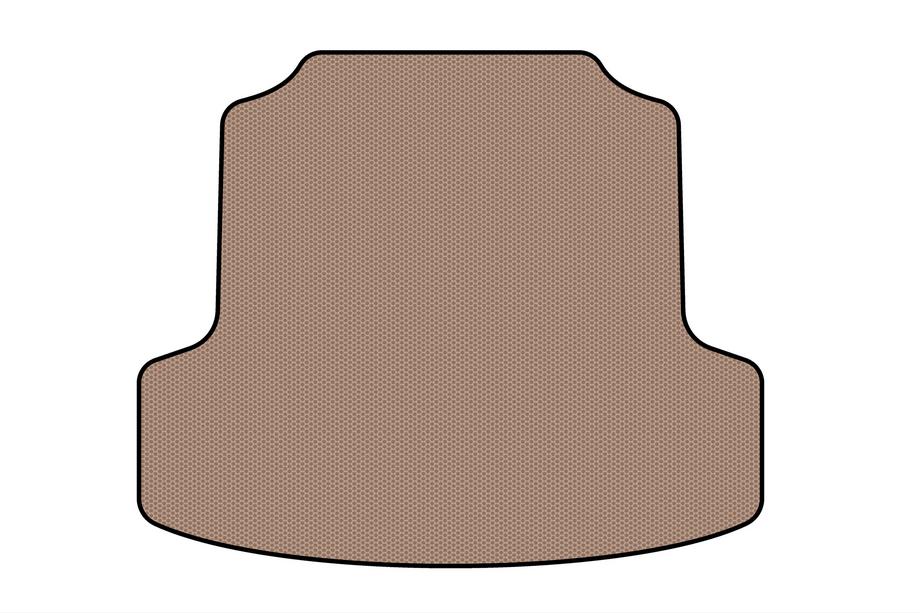 Nissan Altima 2012-2018 Rubber trunk mat Carsuit (SD, beige) Image