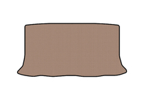 Nissan Micra K12 2003-2010 Rubber trunk mat Carsuit (HB, beige) photo 1
