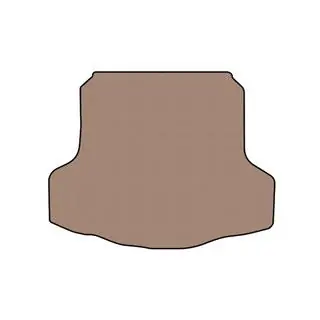 Rubber trunk mat Carsuit (SD, beige) photo 1