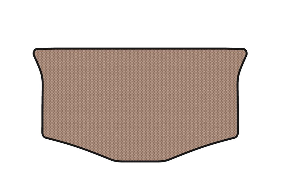 Opel Agila 2007-2015 Rubber trunk mat Carsuit (HB, beige) Image
