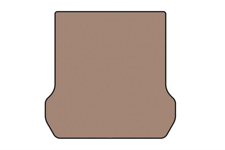 Opel Zafira A 1998-2005 Rubber trunk mat Carsuit (up to 2nd row, 2003-2005, 7-seater, beige) Image