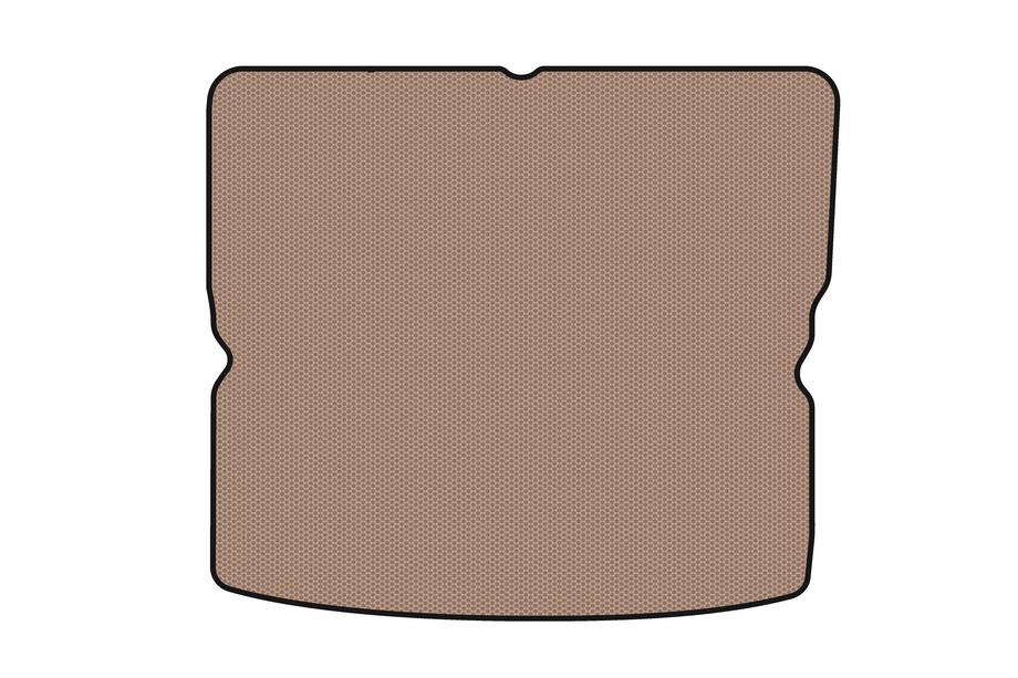 Opel Zafira B 2005–2011 Rubber trunk mat Carsuit (covers 3rd row, beige) Image