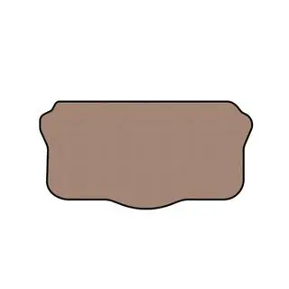 Rubber trunk mat Carsuit (HB, beige)