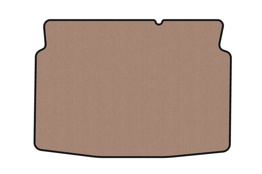 Peugeot 207 2006–2014 Rubber trunk mat Carsuit (hatchback, 5-door, beige) Image