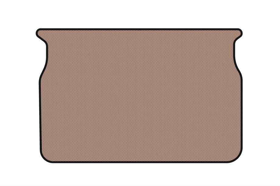 Peugeot 208 2012-2019 Rubber trunk mat Carsuit (hatchback, 5-door, beige) Photo 1