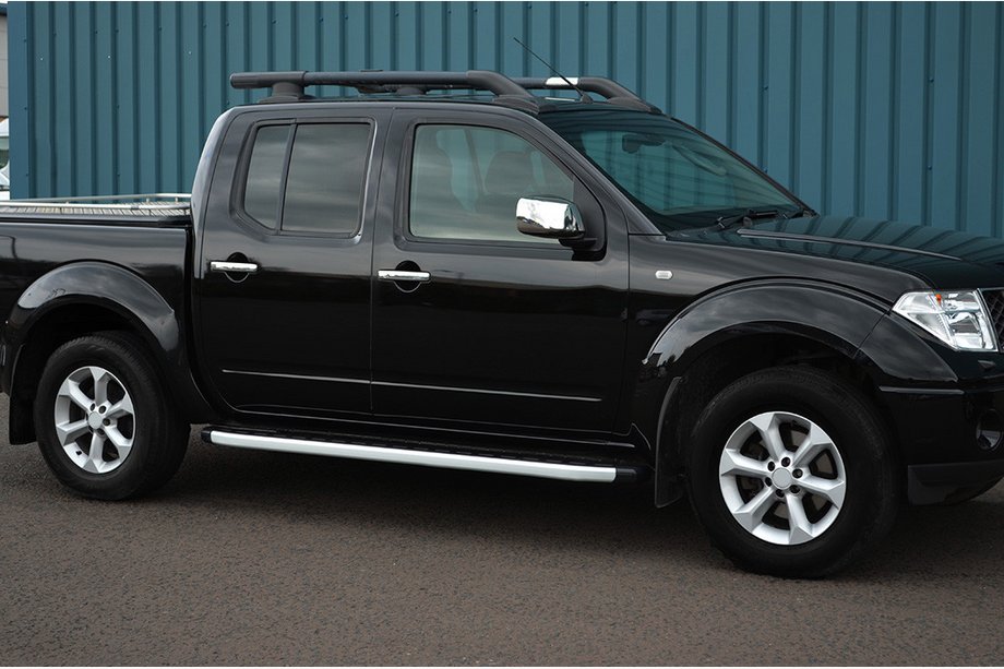 Nissan Navara 2006-2015 Side Steps Fullmond (2 pcs, aluminum) Image