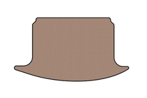 Peugeot 307 2001-2008 Rubber trunk mat Carsuit (2001-2005, HB, 5-door, beige) photo 1