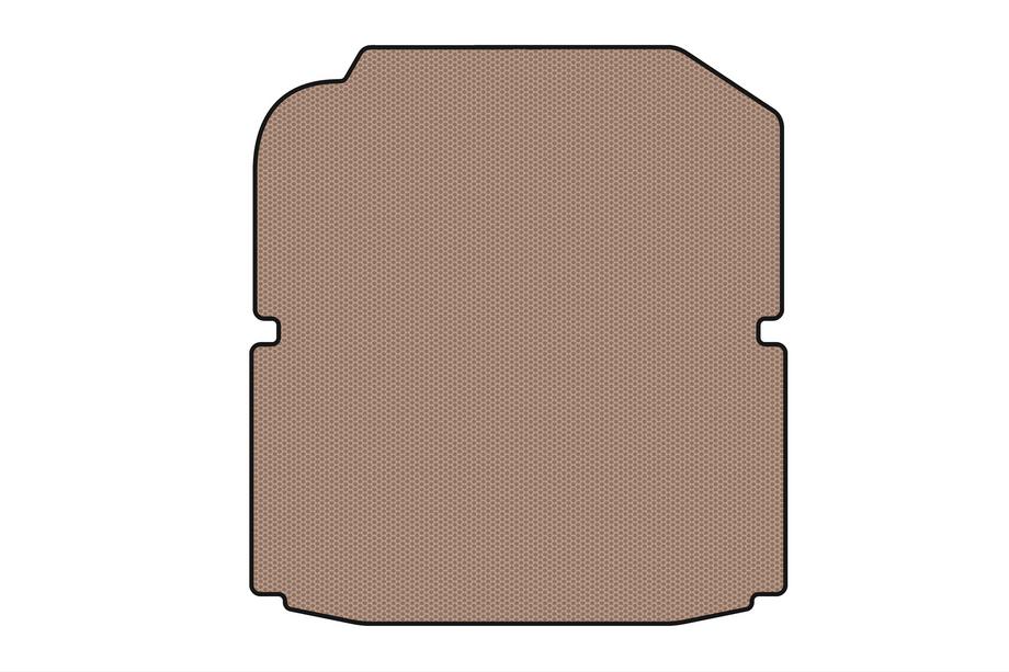 Peugeot 607 1999-2010 Rubber trunk mat Carsuit (SD, beige) Image