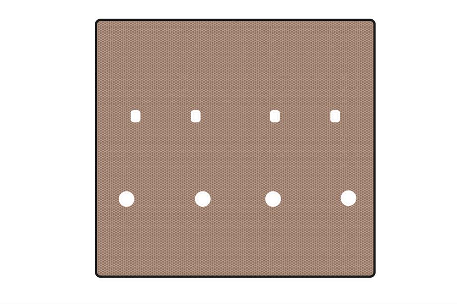 Peugeot Partner/Rifter 2019- Rubber trunk mat Carsuit (Long wheelbase, beige) Image