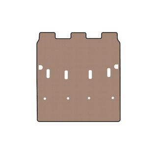 Rubber trunk mat Carsuit (7-seater/Long wheelbase, beige) Peugeot Partner/Rifter 2019- photo 1