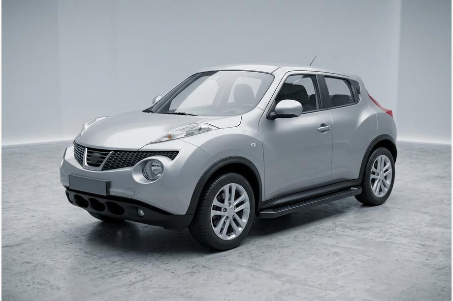 Nissan Juke 2010-2019 Side Steps Allmond Black (2 pcs, Aluminum) Image