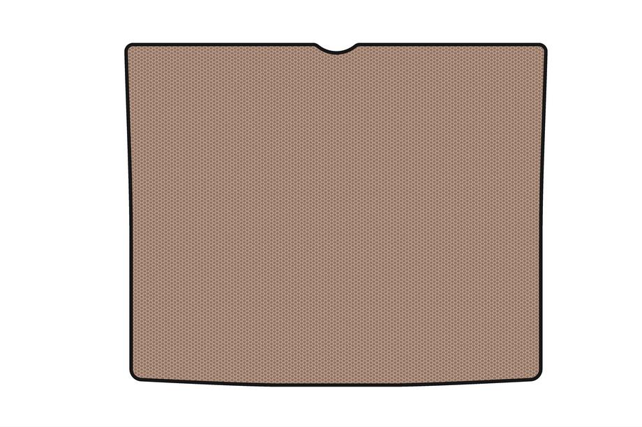 Renault Espace 2002-2014 Rubber trunk mat Carsuit (7-seater, beige) Image