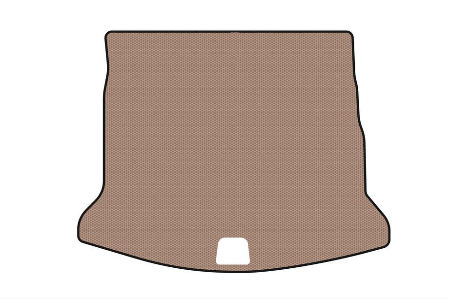 Renault Espace 2014- Rubber trunk mat Carsuit (5-seater, beige) Photo 1