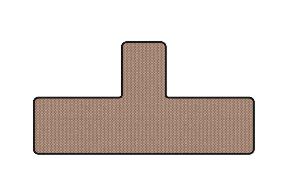 Renault Kangoo 2008–2020 Rubber trunk mat Carsuit (5-door/7-seater, beige) Image