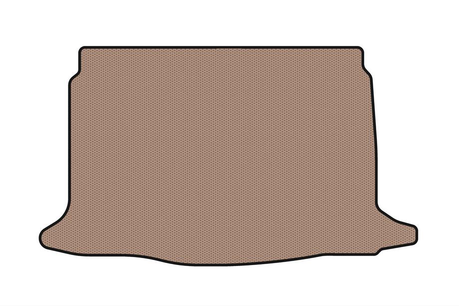 Renault Megane IV 2016-2025 Rubber trunk mat Carsuit (HB, beige) Image