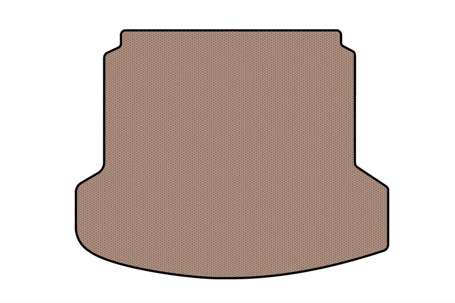 Renault Megane IV 2016-2025 Rubber trunk mat Carsuit (SD, beige) Image
