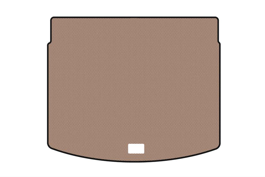 Renault Megane IV 2016-2025 Rubber trunk mat Carsuit (2016-2020, SW, beige) Image