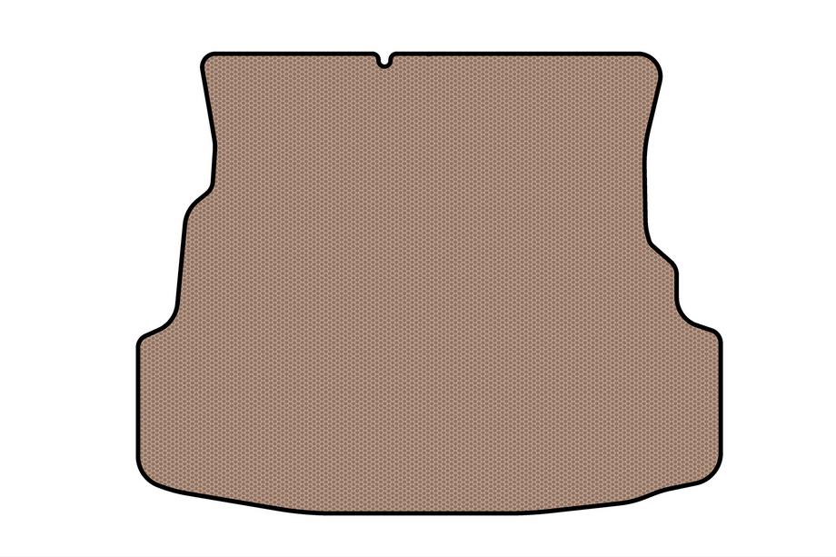 Renault Symbol 2008-2013 Rubber trunk mat Carsuit (SD, beige) Photo 1