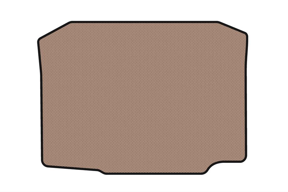 Seat Ibiza 2010-2017 Rubber trunk mat Carsuit (2010-2012, HB, 5-door, beige) Photo 1
