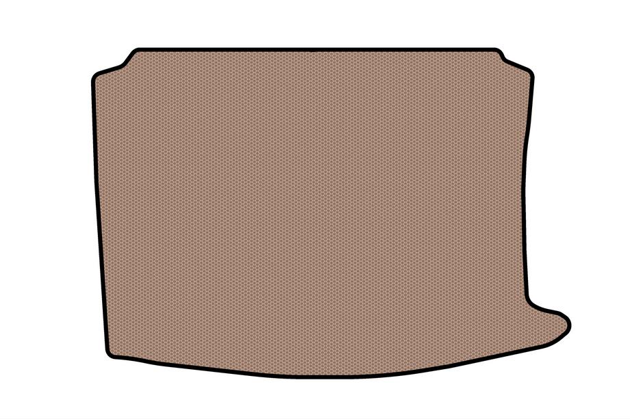 Seat Leon 1999-2005 Rubber trunk mat Carsuit (hatchback, 5-door, beige) Photo 1