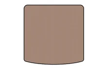 Skoda Kodiaq 2016-2023 Rubber trunk mat Carsuit (5-seater, beige) photo 1