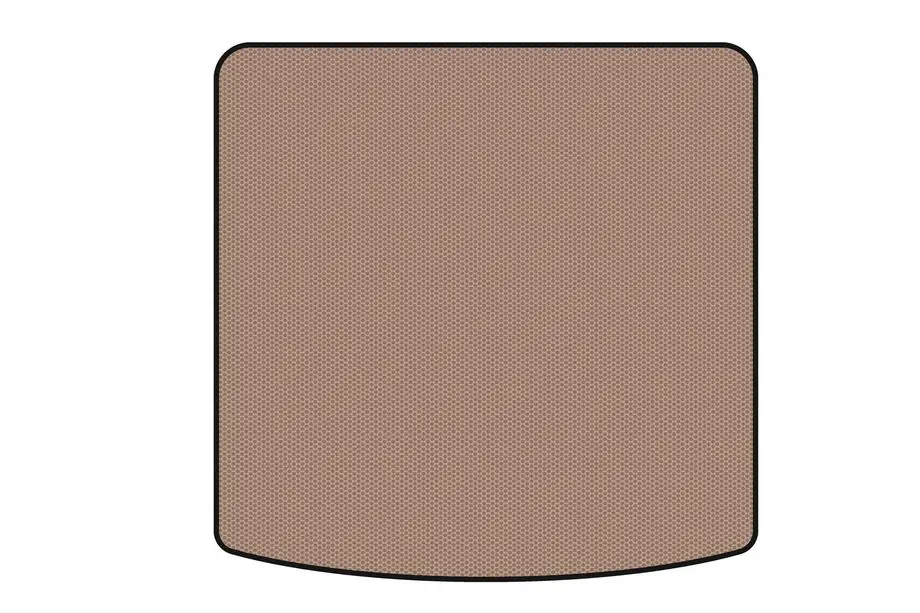 Skoda Kodiaq 2016-2023 Rubber trunk mat Carsuit (5-seater, beige) Image
