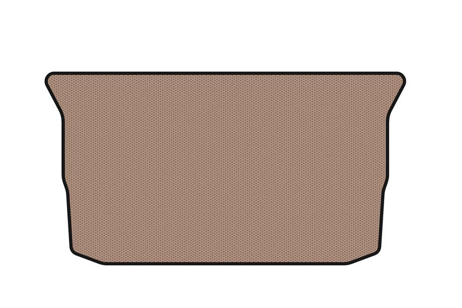 Smart 2014- Rubber trunk mat Carsuit (hatchback, 5-door, beige) Photo 1