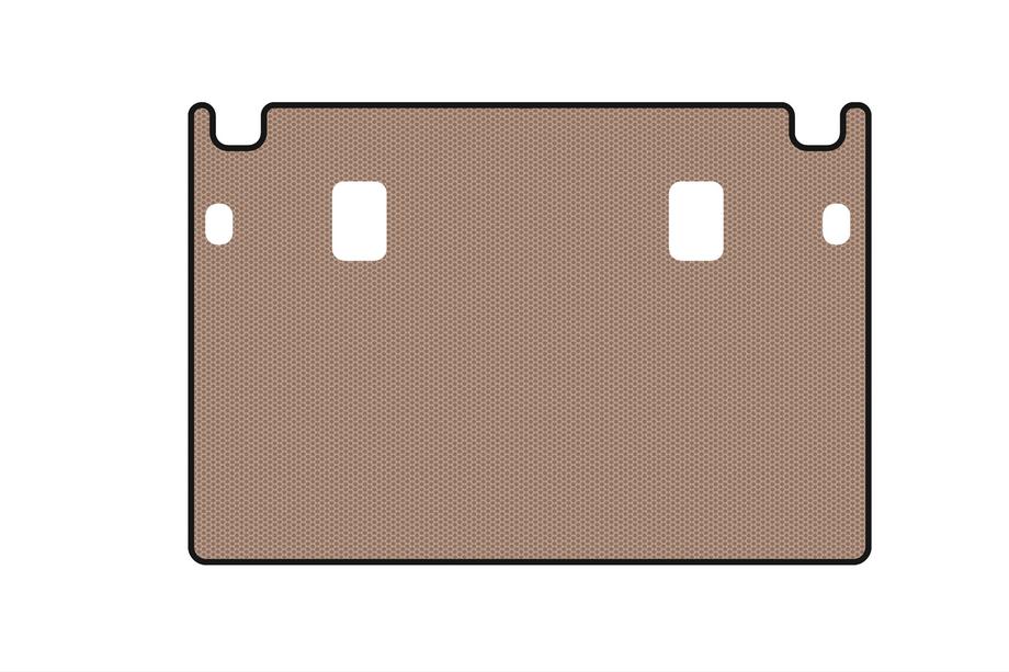 Toyota 4Runner 2009-2024 Rubber trunk mat Carsuit (2014-2024, 7-seater, beige) Image