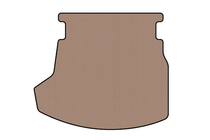Toyota Corolla 2013-2019 Rubber trunk mat Carsuit (2016-2019, SD, beige) photo 1