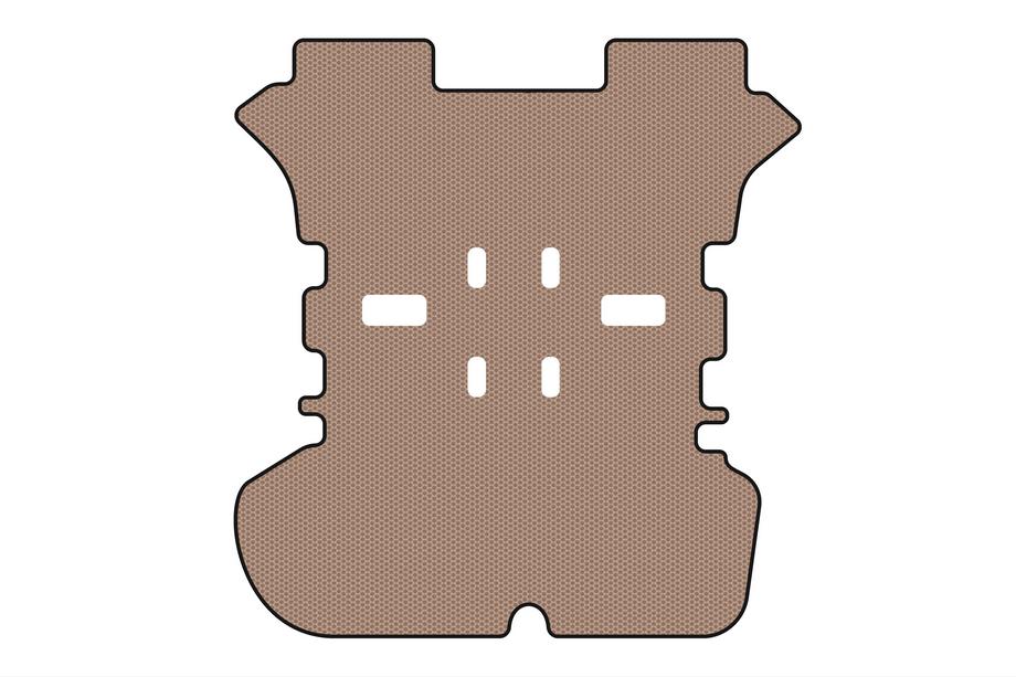 Toyota Previa 2000-2006 Rubber Trunk Mat Carsuit (Beige) Image