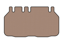 Toyota Previa 2006-2019 Rubber trunk mat Carsuit (6-seater, beige) photo 1