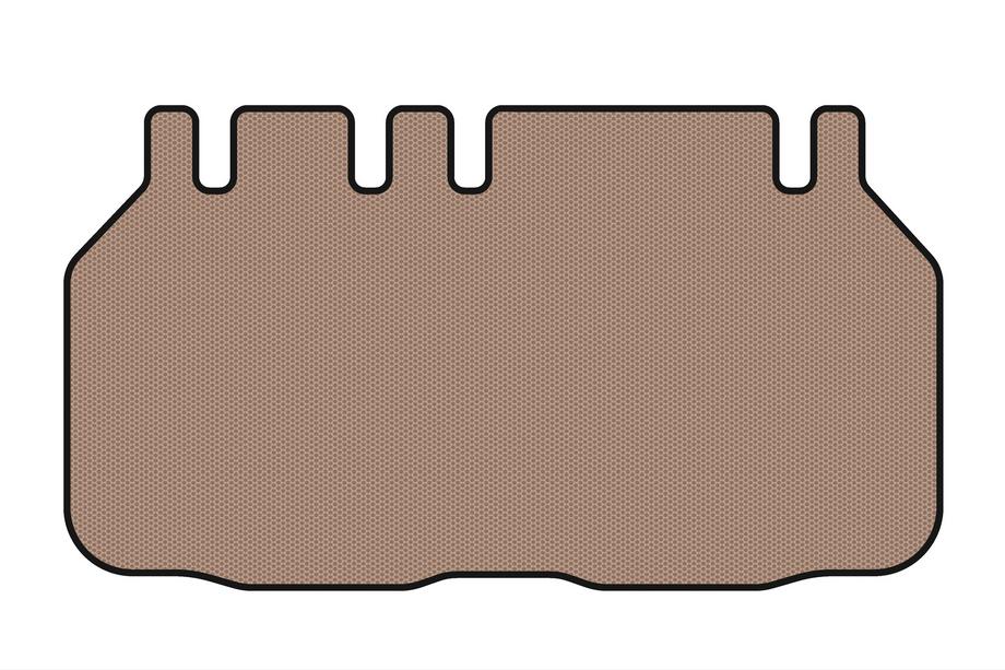 Toyota Previa 2006-2019 Rubber trunk mat Carsuit (6-seater, beige) Image