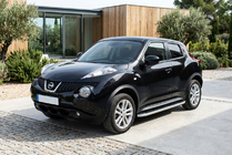 Nissan Juke 2010-2019 Side Steps Tayga Grey (2 pcs, Aluminum) photo 1