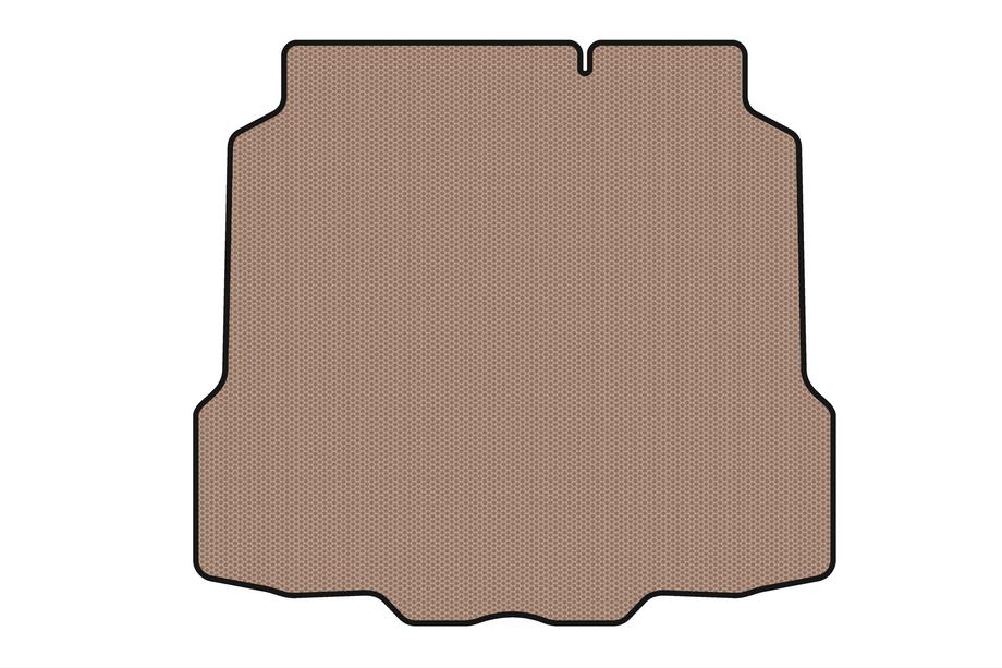 Toyota Yaris 2010-2020 Rubber trunk mat Carsuit (SD, beige) Photo 1