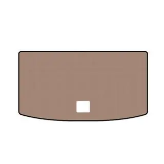 Rubber trunk mat Carsuit (7-seater, beige) photo 1