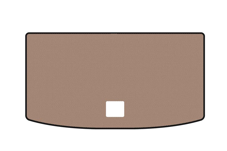 Volkswagen Atlas (Terramont) 2016- Rubber trunk mat Carsuit (7-seater, beige) Photo 1