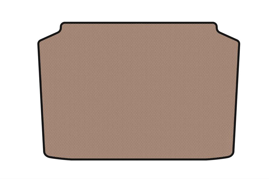 Volkswagen Polo 2001-2009 Rubber trunk mat Carsuit (HB, 3/5-door, beige) Image