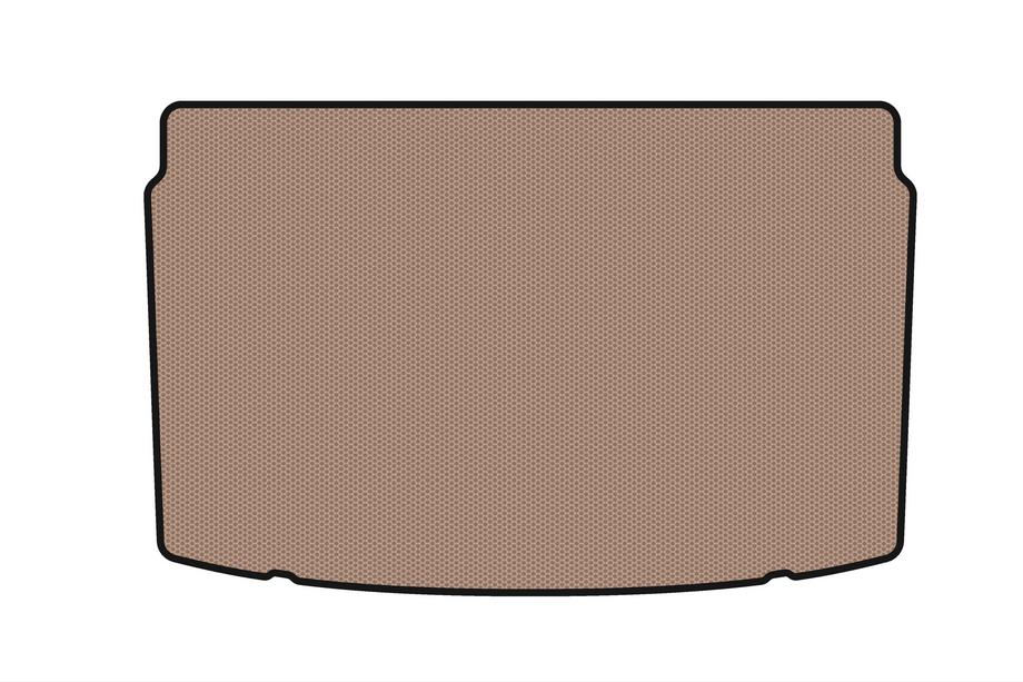 Volkswagen Polo 2017- Rubber trunk mat Carsuit (HB, beige) Photo 1