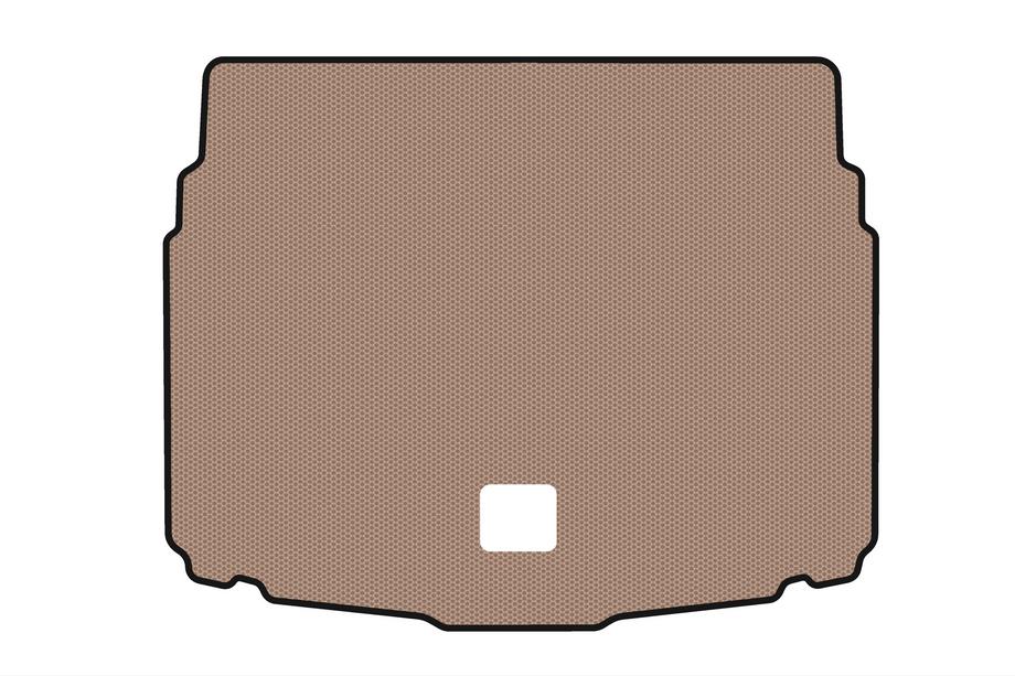 Volkswagen T-Roc 2017-2025 Rubber trunk mat Carsuit V1 (5-door, beige) Image