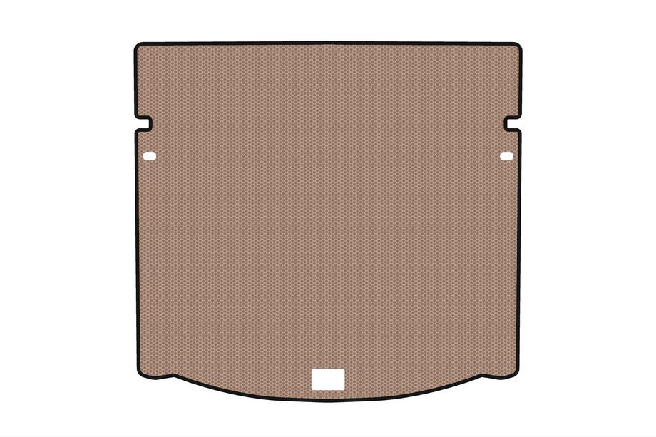 Volkswagen Touran 2003-2010 Rubber trunk mat Carsuit (2006-2010, 7-seater, beige) Image