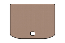 Audi A3 2012-2020 Rubber trunk mat Carsuit (hatchback, 5-door, beige) photo 1