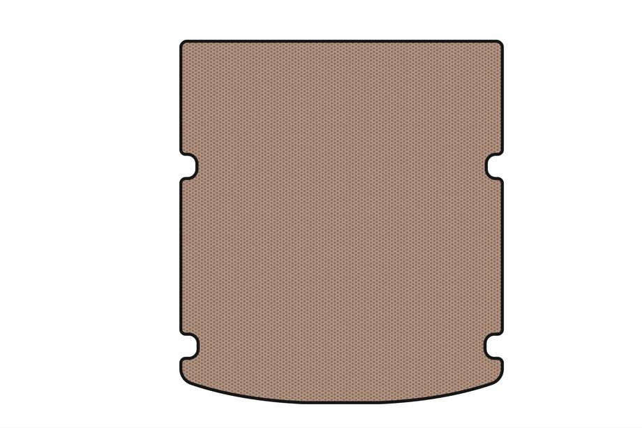 Audi A6 C7 2011–2018 Rubber trunk mat Carsuit V-1 (Sedan, beige) Photo 1