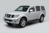 Nissan Pathfinder R51 2005-2014 Side Steps Allmond Black (2 pcs, Aluminum) photo 1
